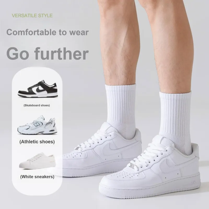 XXLLG Mid Calf Socks Men's 2 Pack-4