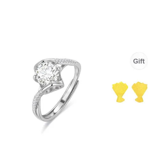JINLIUFUJIXIANG S925 Silver Rings Women's