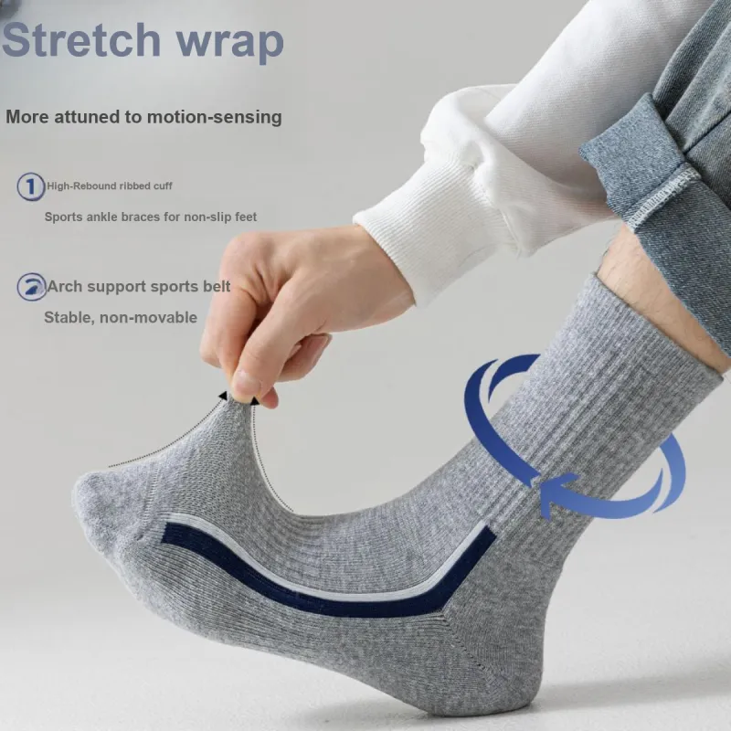 PIERRE CARDIN Mid Calf Socks Men's Shopping Bag 3 Pack-1
