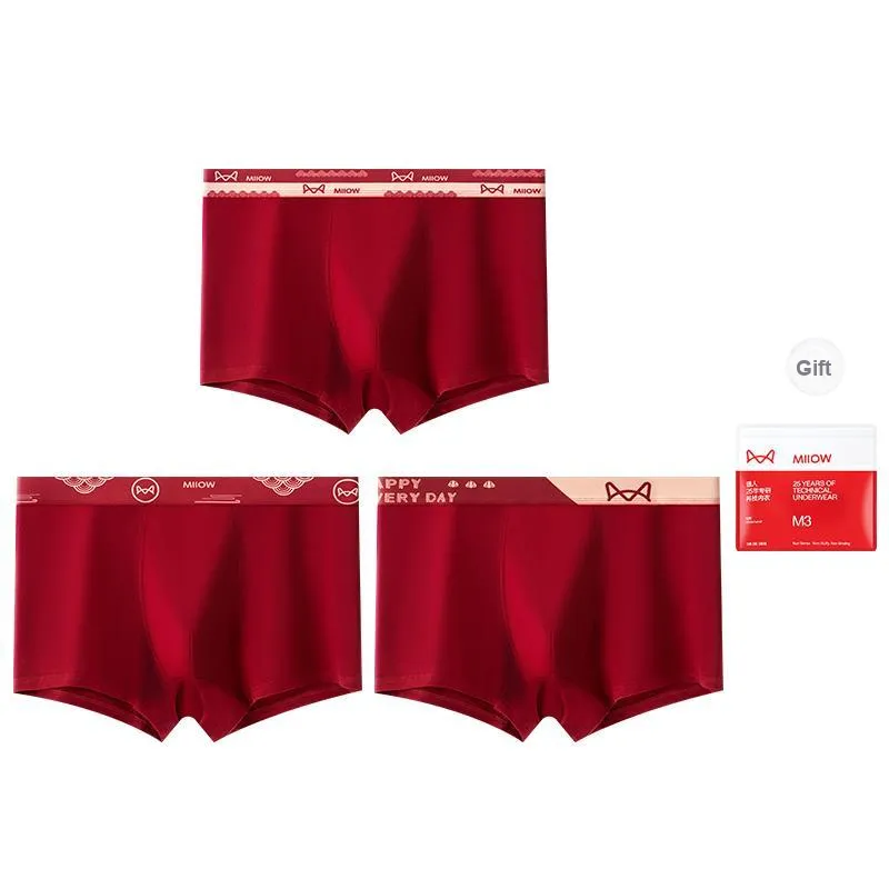 MIIOW Underpants Men's Shopping Bag 3 Pack-3