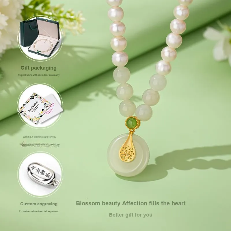 Mofei Pearl Necklaces Women's-3