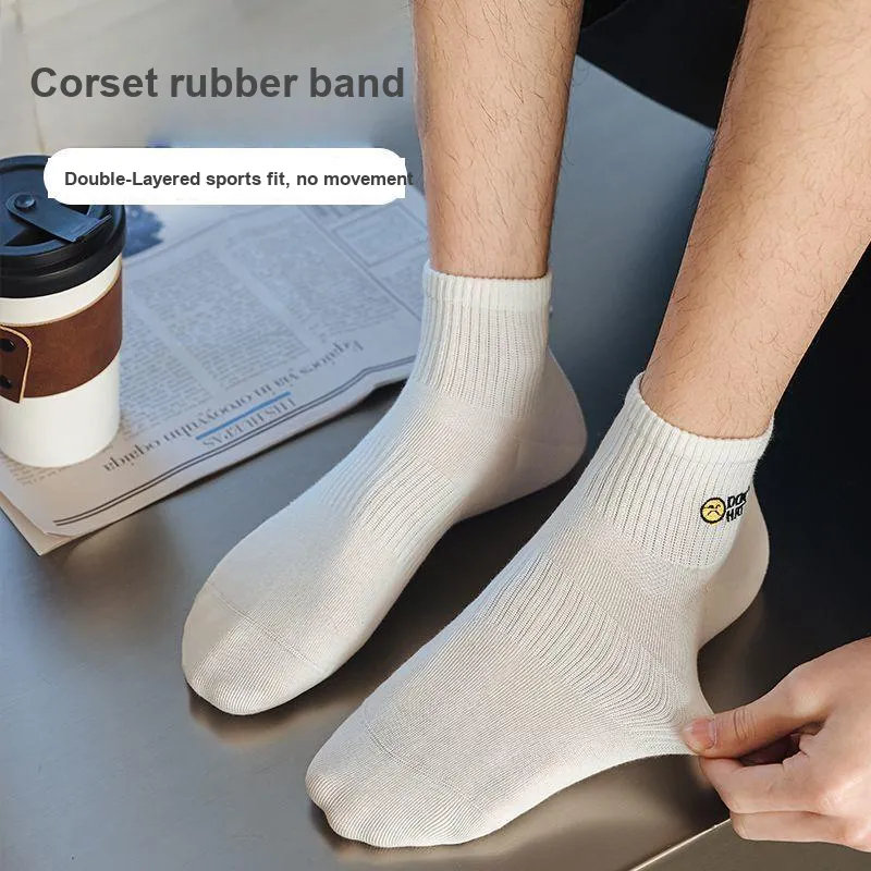 XIA.WA.ZHI.XIU Ankle Socks Men's 3 Pack-6