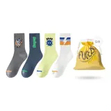 4 Pack (Milk White-Dark Gray-Celebration Blue-Light Green)