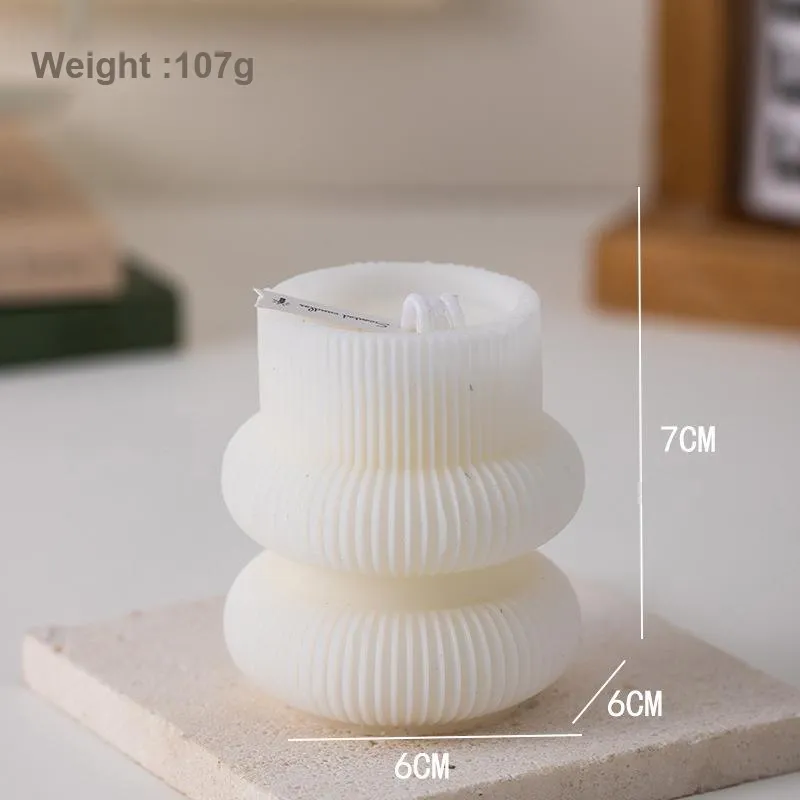 Emperor He Nordic Style Artistic Candle For Home Use, Creative Geometric Styling Candle-9