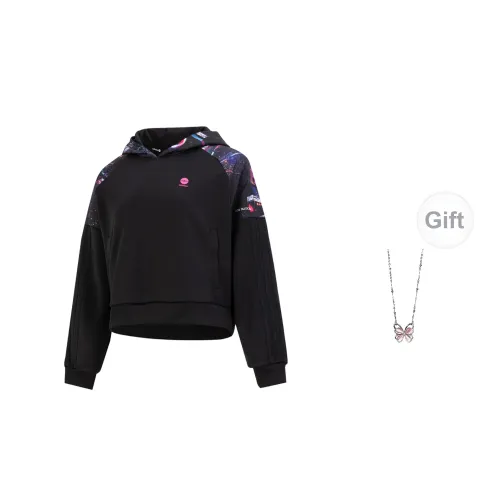 Adidas NEO Sweatshirts Women's Black/Purple+Accessories