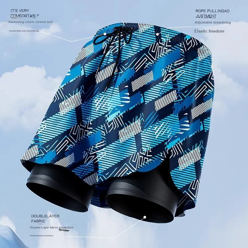 Youyou Swimming Sets Polyester, Elastane Beach Men's-2
