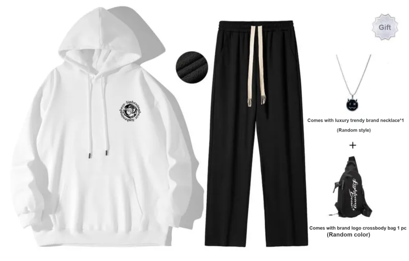 LIGHTNING BEAR Sweatshirt Set Unisex-15