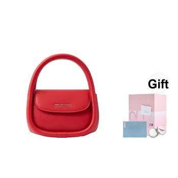 AMAZING SONG Cow Leather Handbags Mahjong Crossbody Bags Medium Size Women's White/Blue/Red/Yellow
