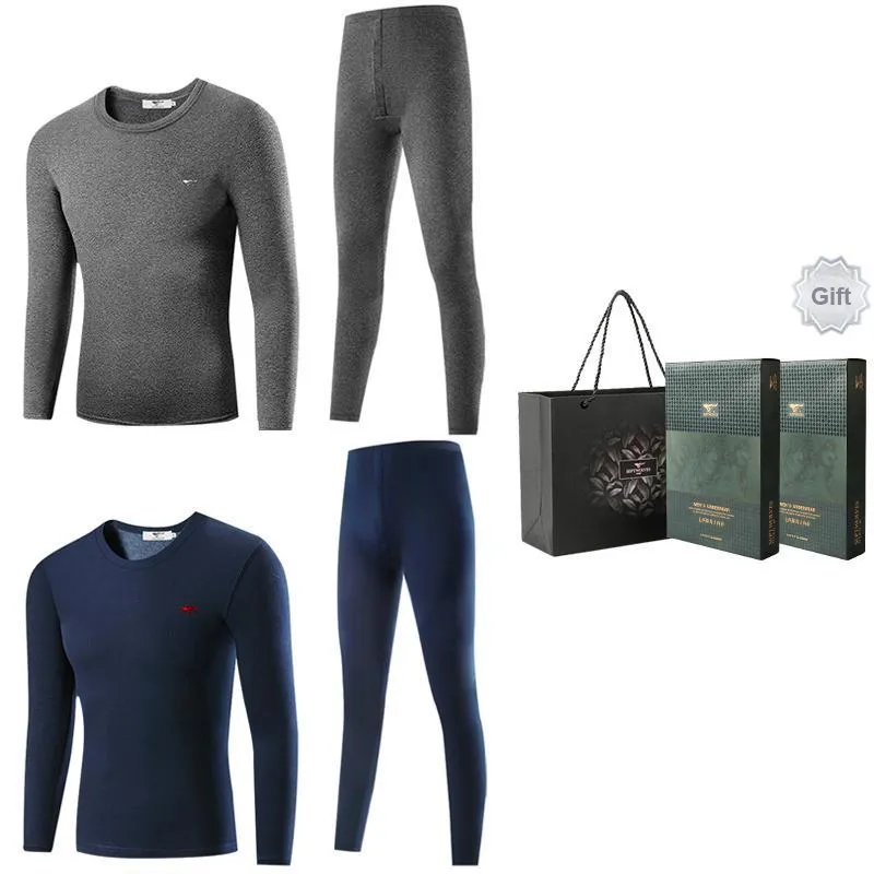 SEPTWOLVES Thermal Set Men's 2 Sets With Box Included-11