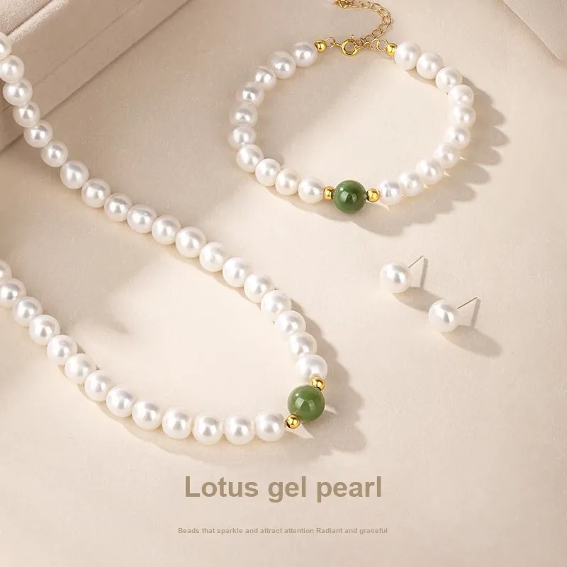 JINLIUFUJIXIANG Pearl Necklaces Unisex-25