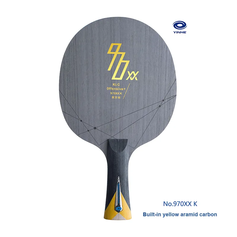 YINHE Ping Pong Paddles Unisex All Wood With Carbon Fiber-2