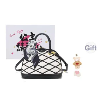 BUHOWE PU Handbag Regular Women's Black
