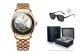 Rose Gold Black Steel Band