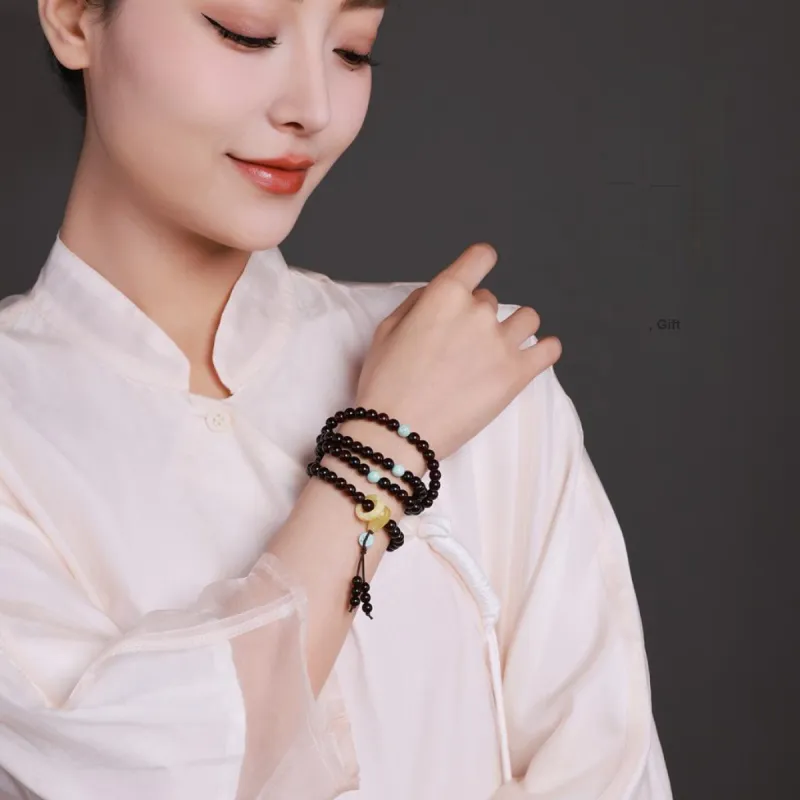 MUSHENGYUAN Rosewood Bracelets Unisex-2