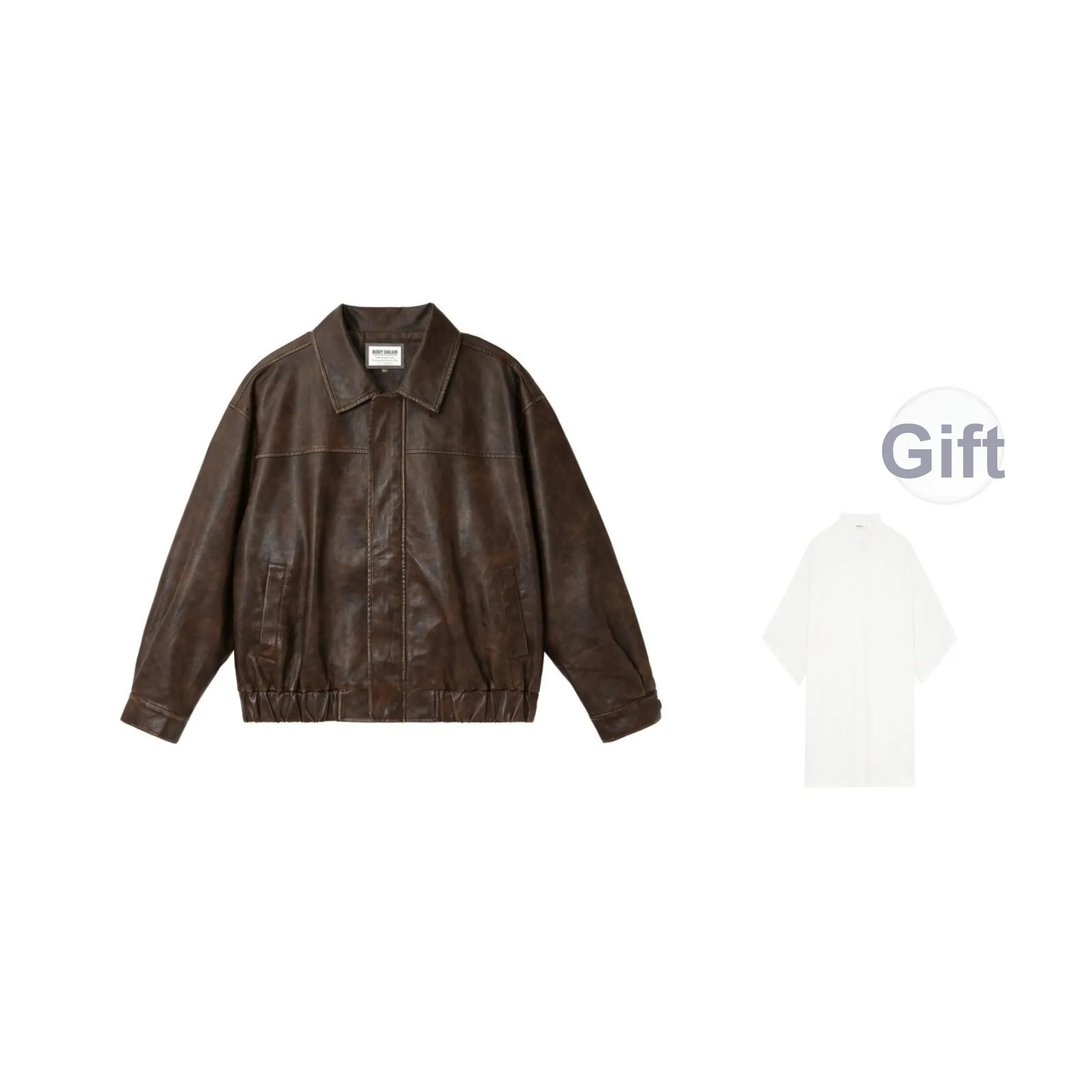 Bodydream Leather Jackets Unisex Dark Brown