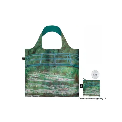 Loqi Полиэстер Многоразовая Сумка Spring Roll Сумка для покупок Сумка через плечо Стандартная Женская Япония Bridge