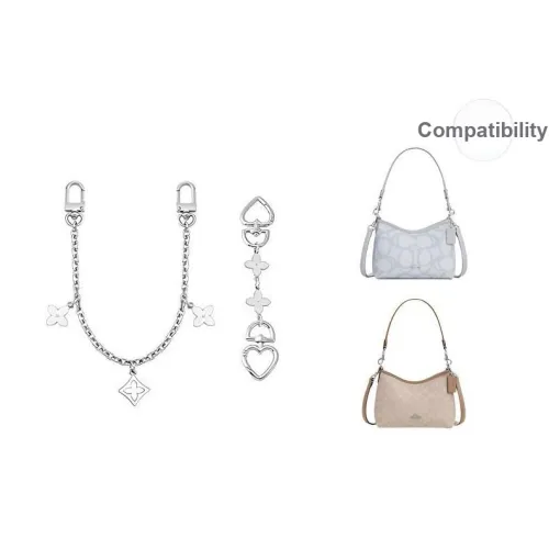 Ingenuity Handmade Металлический Сплав Сумка Ремень Женская Белая Золотой Тон