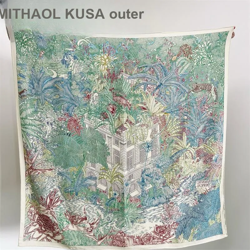 MITHAOL KUSC Silk Scarves Women's-7