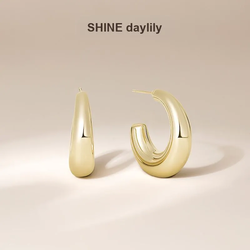 SHINE Metal Girl Collection S925 Silver Earrings Women's-6