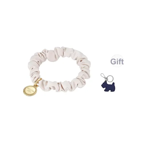 Agatha Satin Латунь Резинка для волос Женская Бежевая