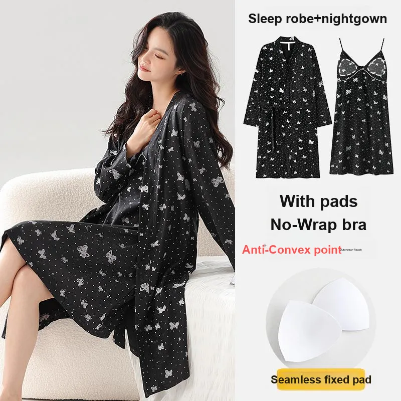 NOME Nightgown Sleep Robe Women's-5