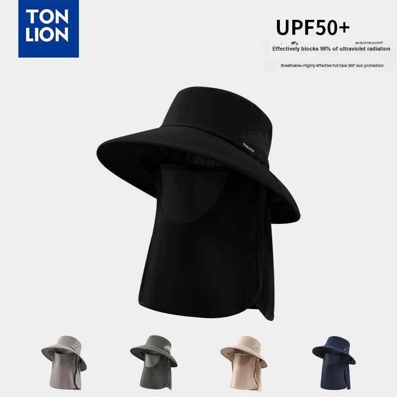 Tonlion Polyester Bucket Hats Unisex-7