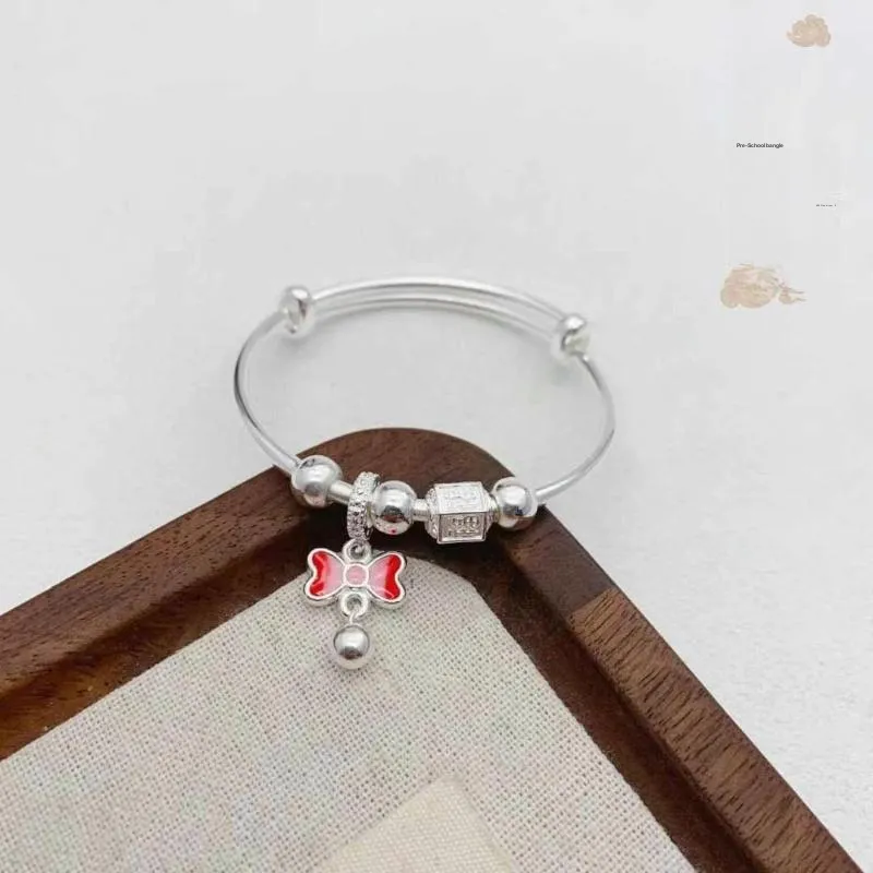 NSAOT 999 Fine Silver Bangles Kids'-4