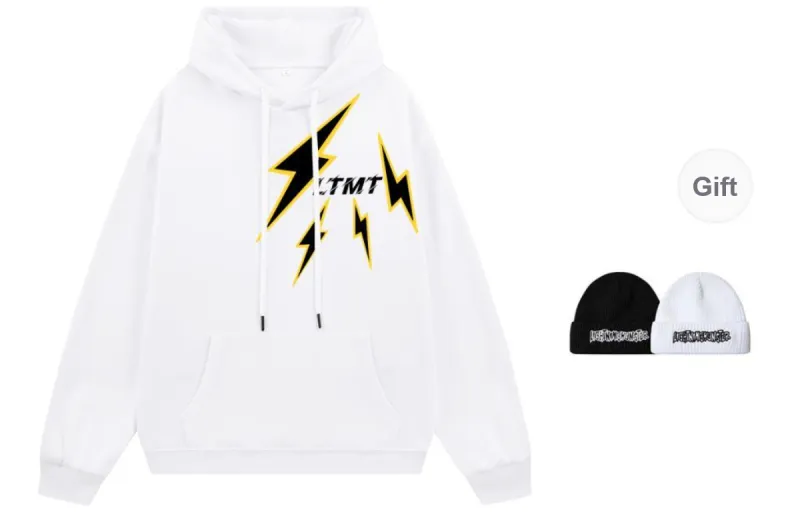 LIGHTNING MONSTER Sweatshirt Unisex Comes With Beanie-18