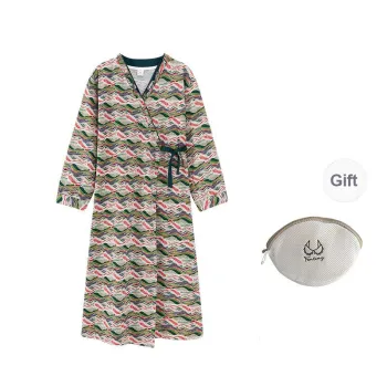 FENTENGCARE Pajama Robe Women's Image Color