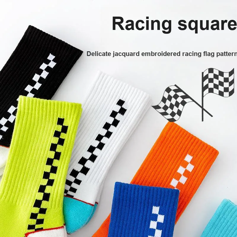 LUOLIAN Mid Calf Socks Unisex 5 Pack-22