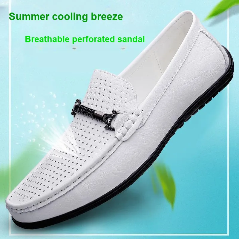 BAGE Gommino Loafers Unisex Black-3