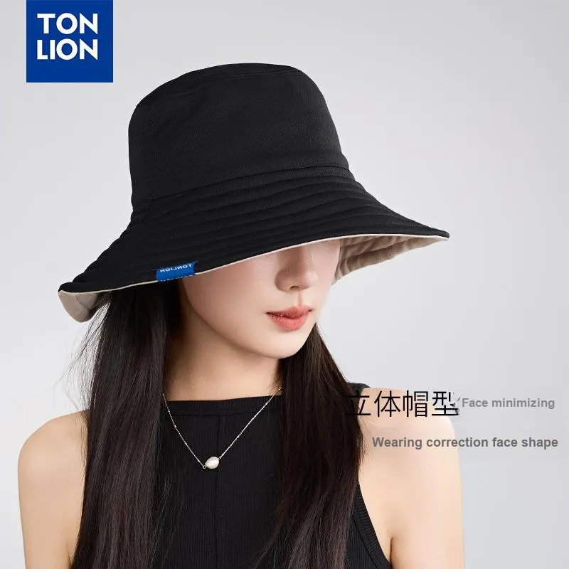 Tonlion Polyester Bucket Hats Unisex-6