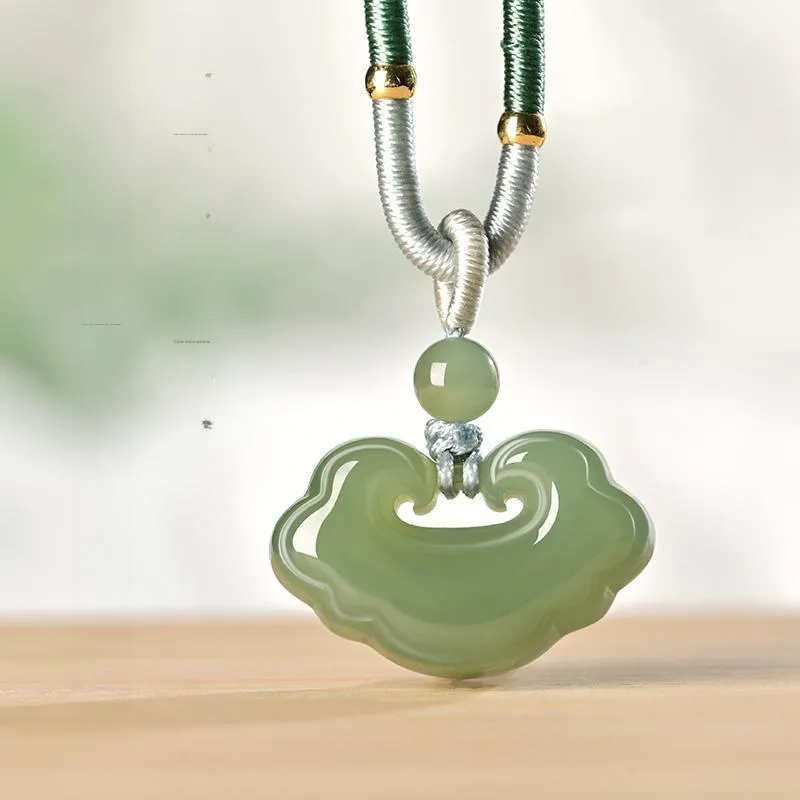 KUNYUYAO Hetian Jade Pendants White Jade Unisex-55