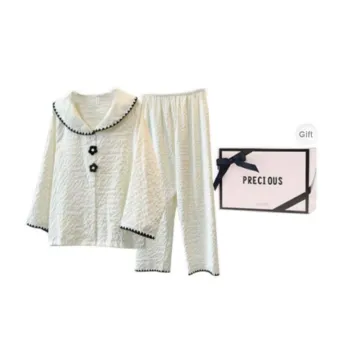 OEING Pajama Set Women's Gift Box Set White