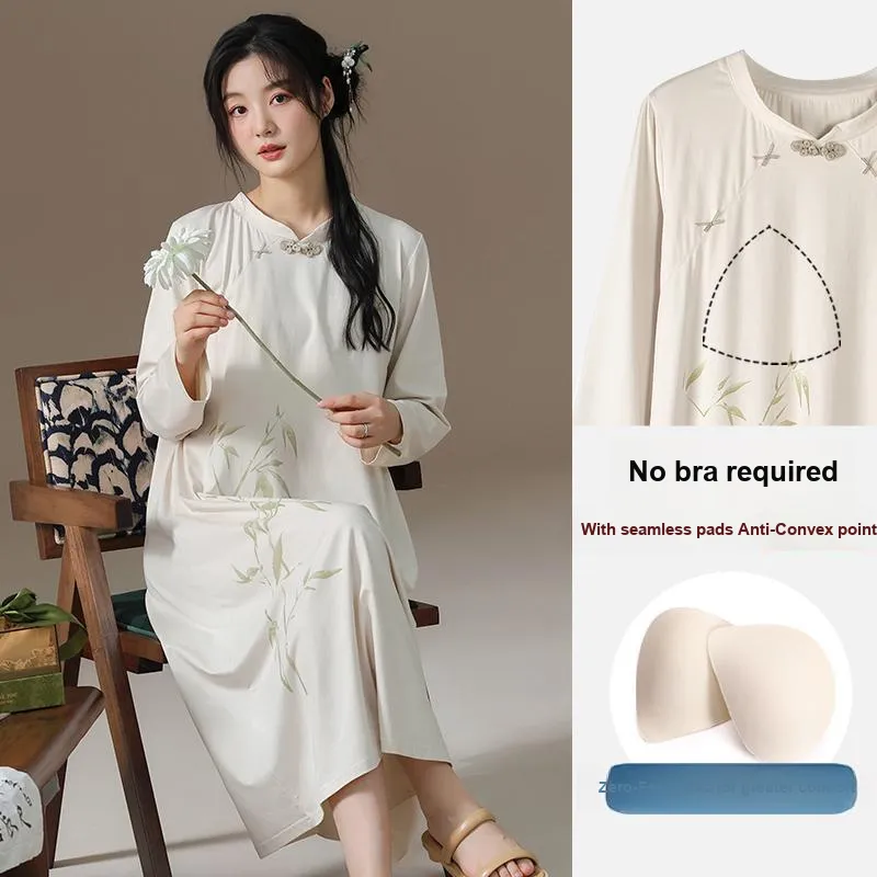 Lan Miao Long Sleeved Dress Women's-5