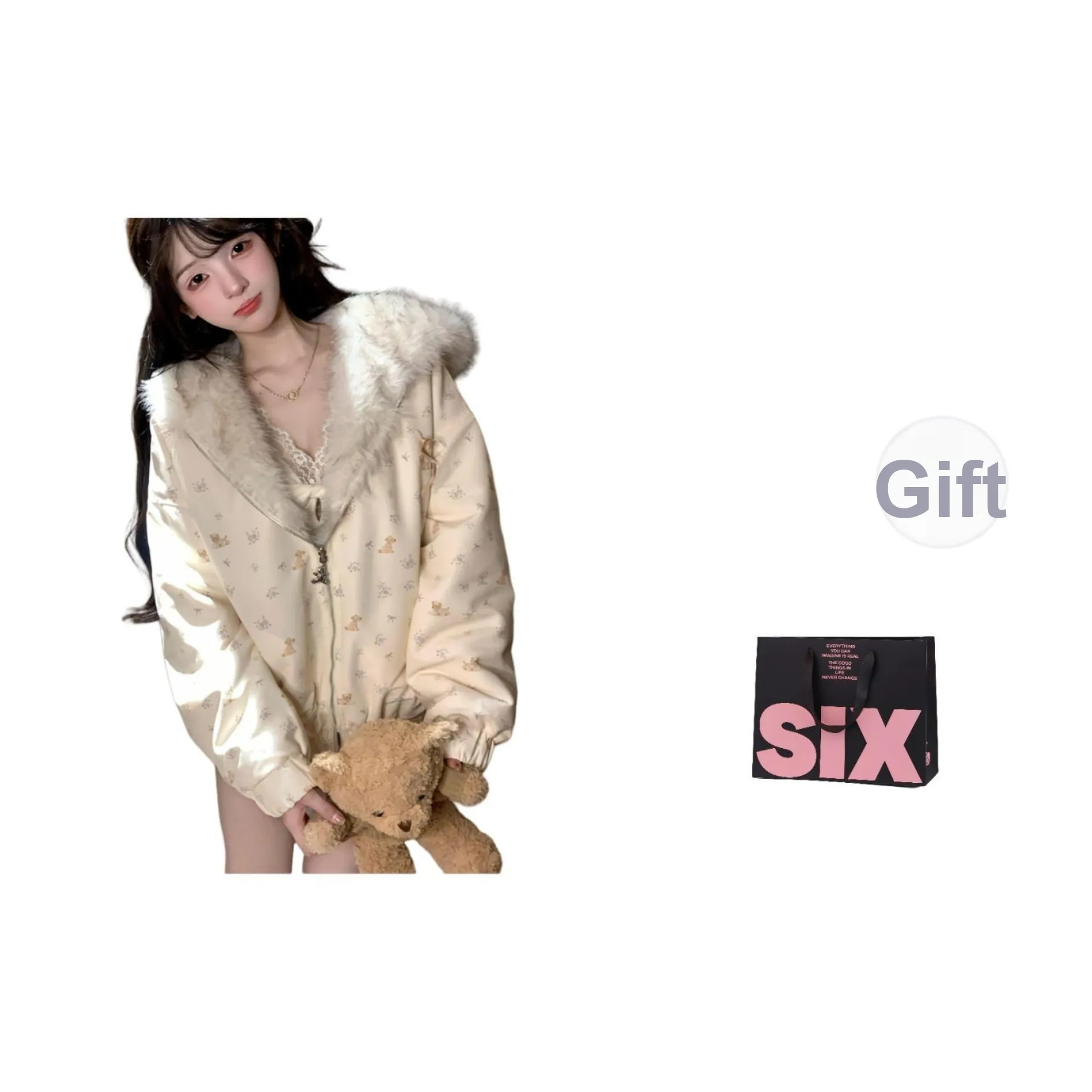 CTRTRC Бархат Feel Пальто Женское