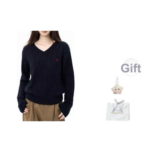 EVPGB Темно-синий С подарками Shopping Bag + Плюшевые брелки Женские Трикотаж