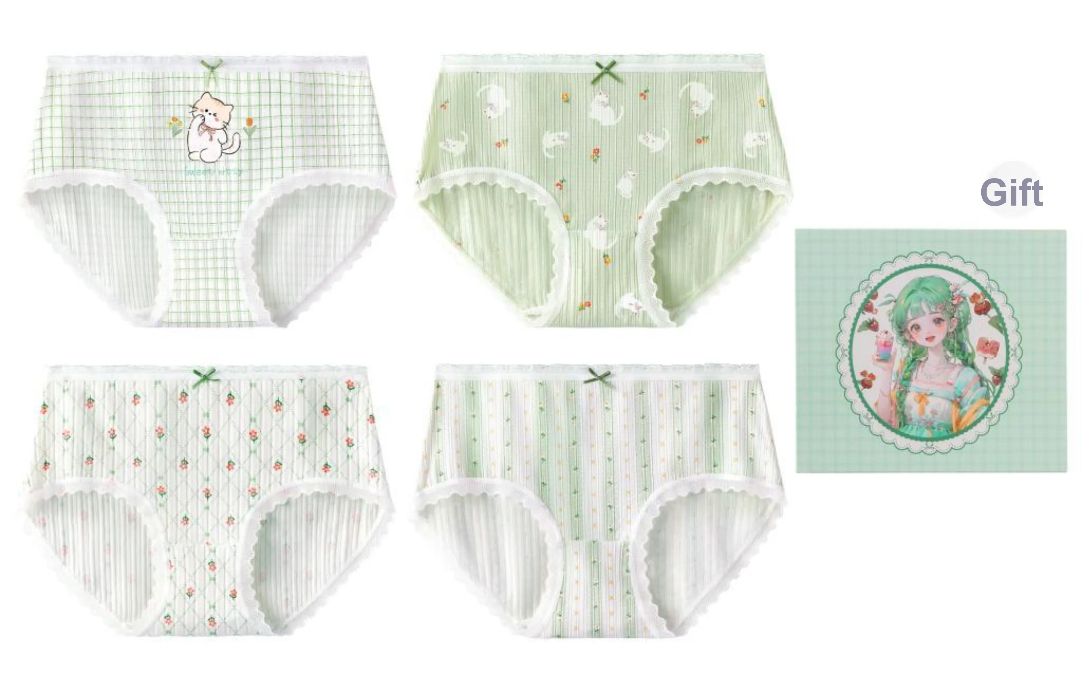 Caramella Underpants Women's 4 Pack