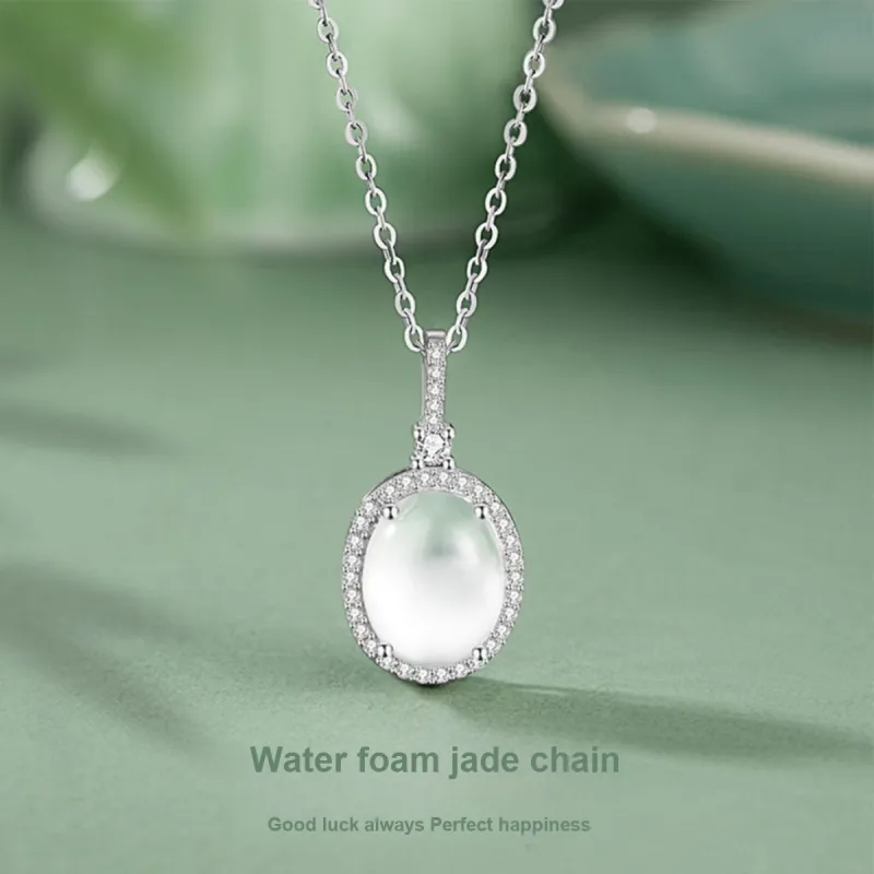 MGS Chalcedony Necklaces Women's-3