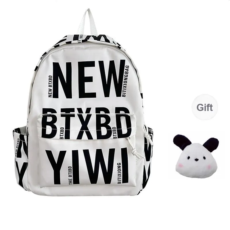 PAIBLOKS Nylon Backpack Unisex Multicolor-16
