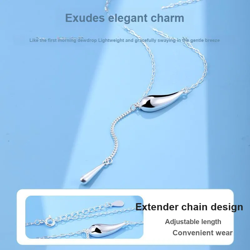 LAOYINJIANG S925 Silver Necklaces Women's Silver-2
