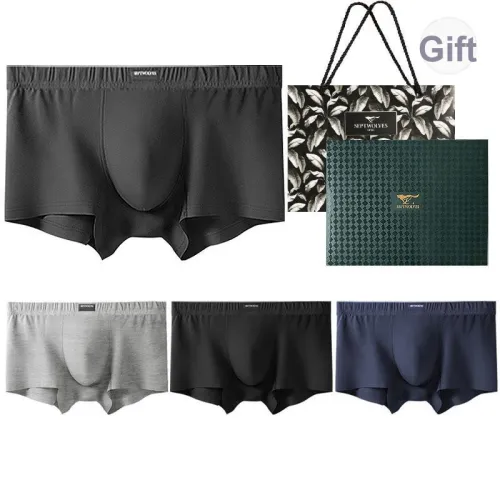 SEPTWOLVES Нижнее белье Подарочная коробка Мужской 4 шт Gift Box Set + Сумка для покупок