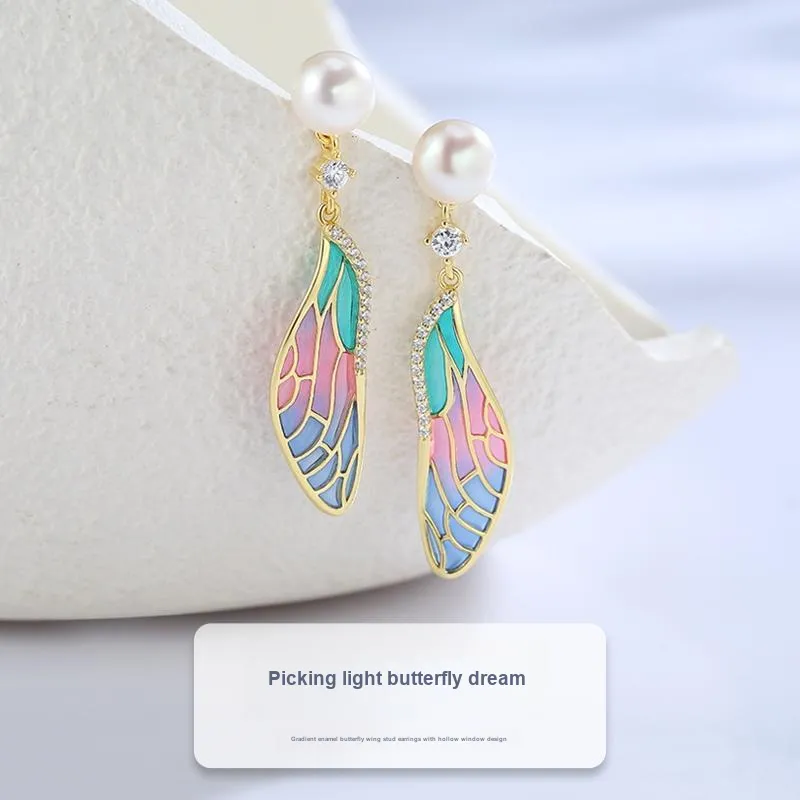 LAOMIAO S925 Silver Stud Earrings Women's-1