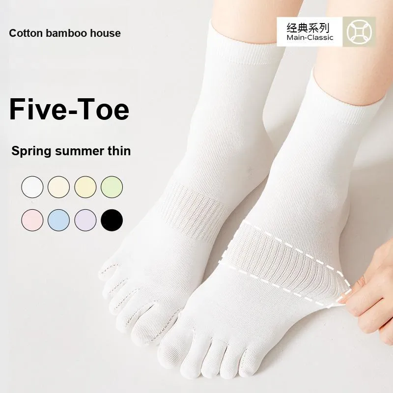 B&C.Room Mid Calf Socks Women's 4 Pack-5