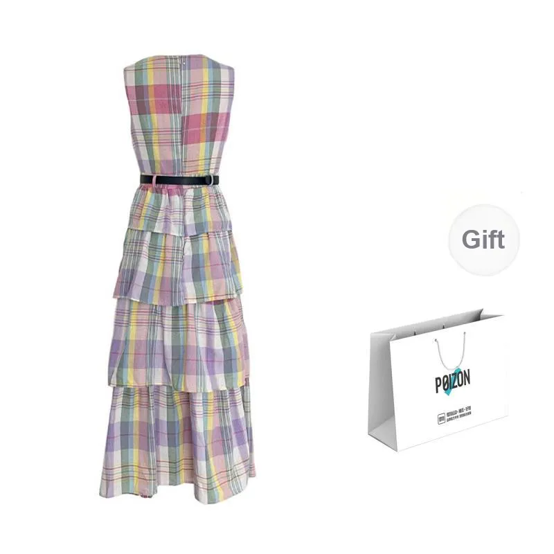 TURN UP Sleeveless Dress Women's Rainbow-2