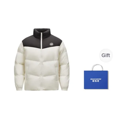 Skechers Sports Life Collection Down Jacket Unisex Marshmallow White