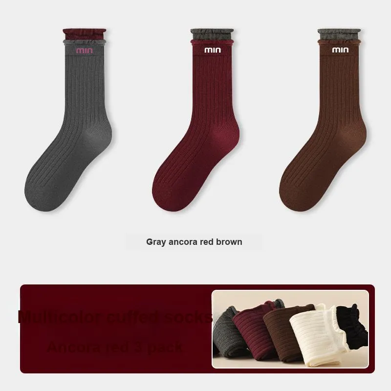 KJ Mid Calf Socks Women's 2/3 Pack-30