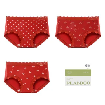 PLANDOO Underpants Women's Shopping Bag 3 Pack