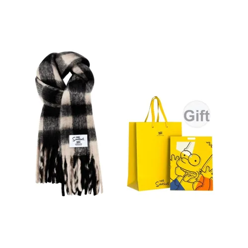 The Simpsons Полиэстеровые трикотажные шарфы Унисекс