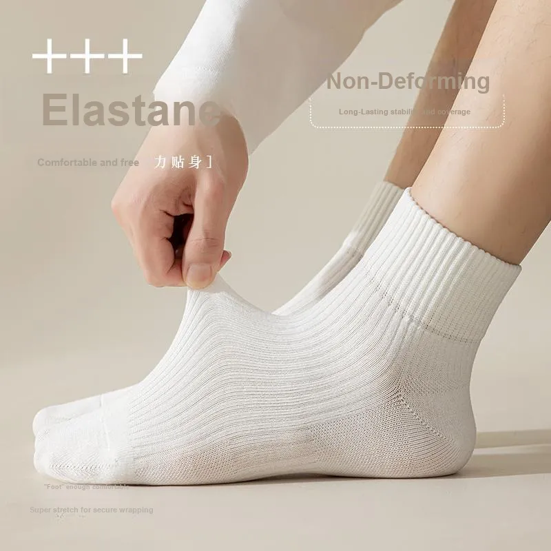 Cotton Gene Mid-Calf Socks Men's 5 Pack-2